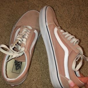 light pink old school vans